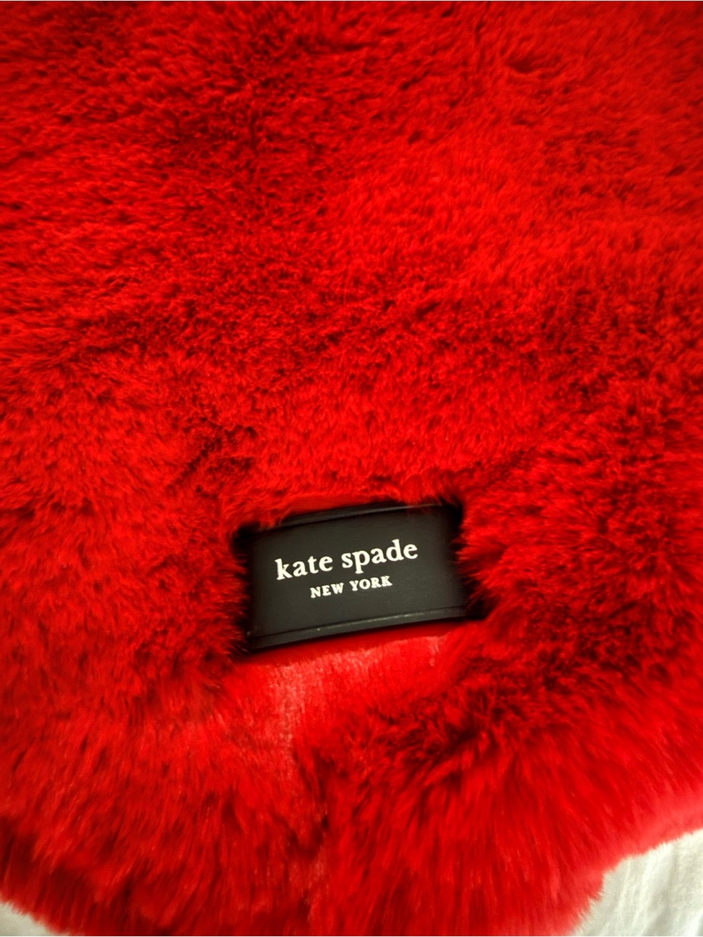 NWT Kate Spade Faux Fur Lover Heart Tote ❤️ - Picture 3 of 8